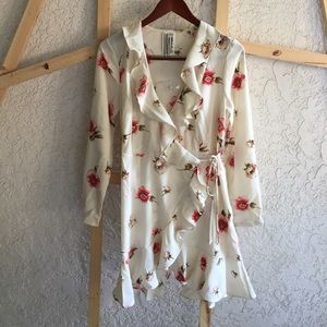 Brand Free People echo ruffle dress